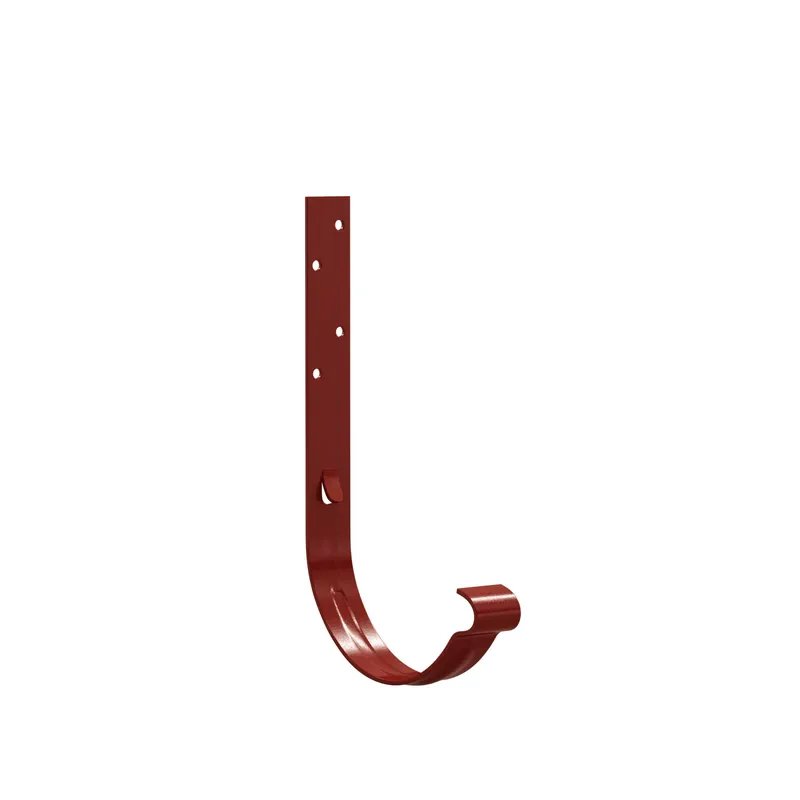 BILKA GLOSSY Goothaak 160mm | 150mm | RAL 3009 Roestrood | Tweezijdig glossy gecoat