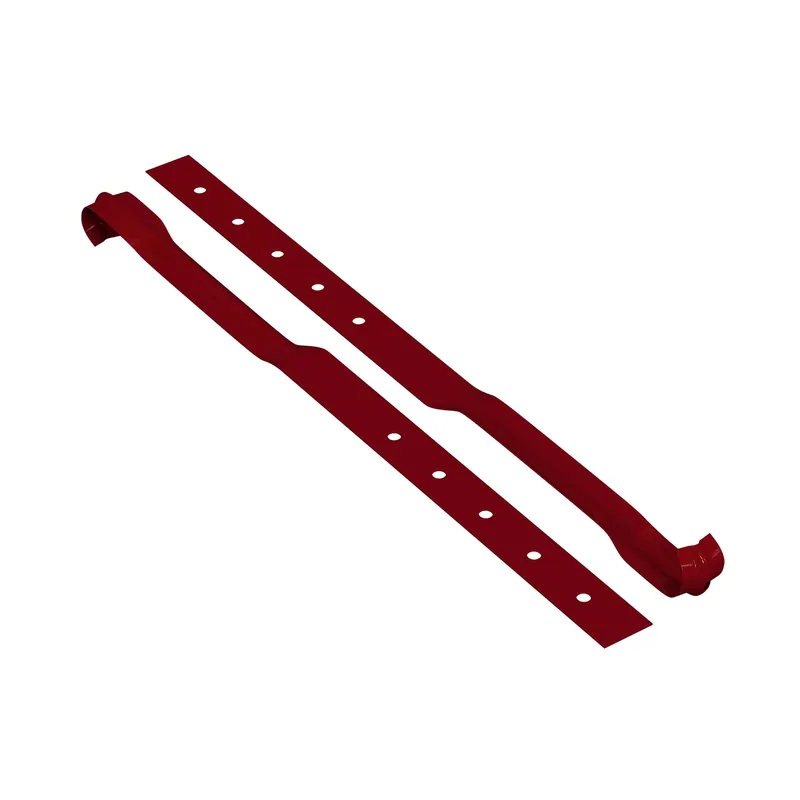 BILKA GLOSSY Gootflens | 150mm | RAL 3011 Bruinrood | Tweezijdig glossy gecoat