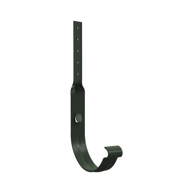BILKA GLOSSY Goothaak gedraaid | 150mm | RAL 6020 Chroomgroen | Tweezijdig glossy gecoat