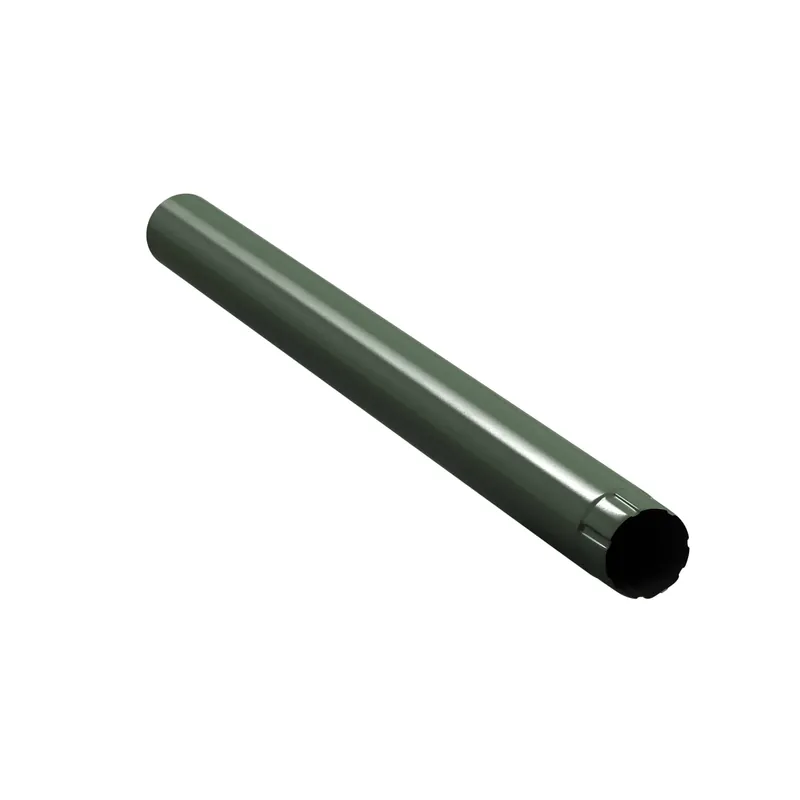 BILKA GLOSSY Verlengstuk regenpijp | 100mm | 1 m | RAL 6020 Chroomgroen | Tweezijdig glossy gecoat