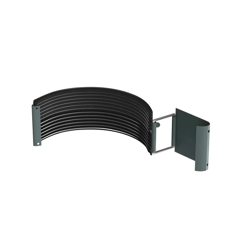 BILKA GLOSSY Gootverbinding | 125mm | RAL 7011 Grijs | Tweezijdig glossy gecoat
