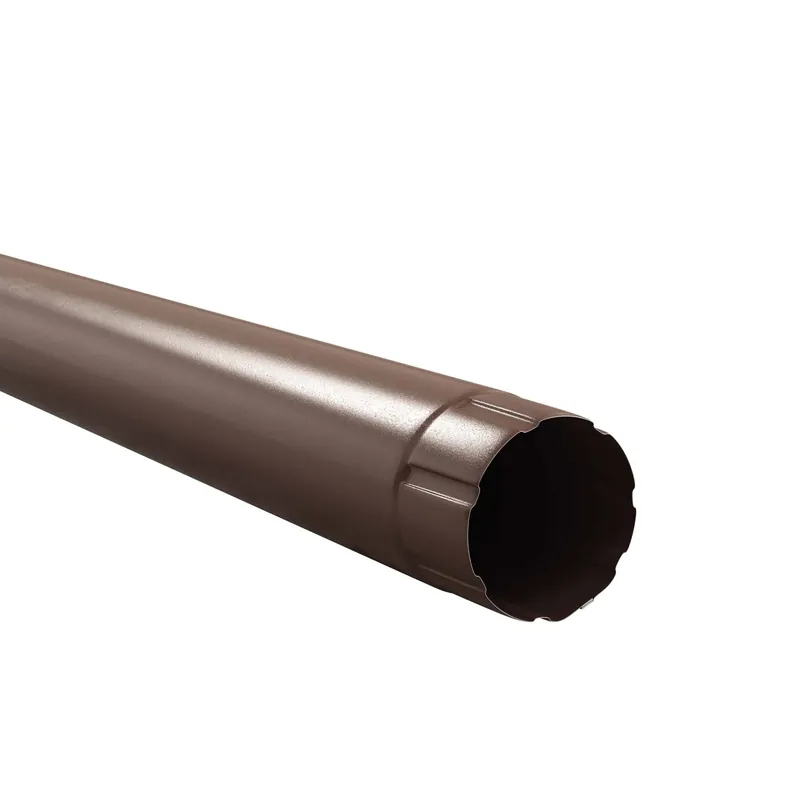 BILKA GLOSSY Regenpijp | 90mm | 3 m | RAL 8017 Chocoladebruin | Tweezijdig glossy gecoat
