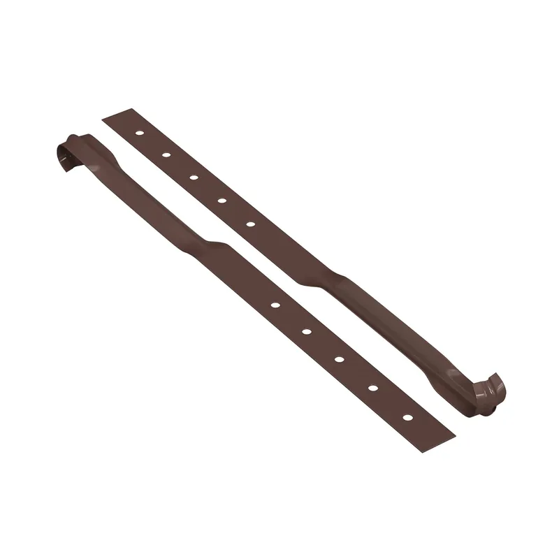 BILKA GLOSSY Gootflens | 150mm | RAL 8017 Chocoladebruin | Tweezijdig glossy gecoat