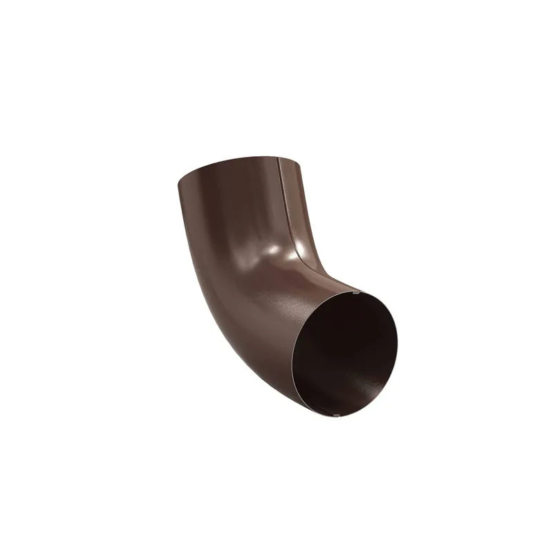 BILKA GLOSSY Bocht 60gr | 100mm | RAL 8017 Chocoladebruin | Tweezijdig glossy gecoat