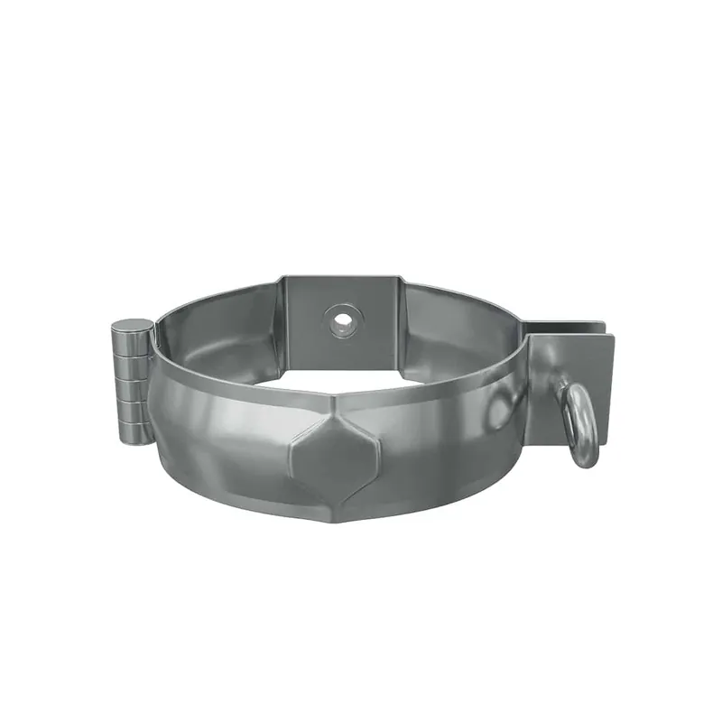 BILKA GLOSSY Pijpklem | 100mm | RAL 9006 Zilverkleur | Tweezijdig glossy gecoat