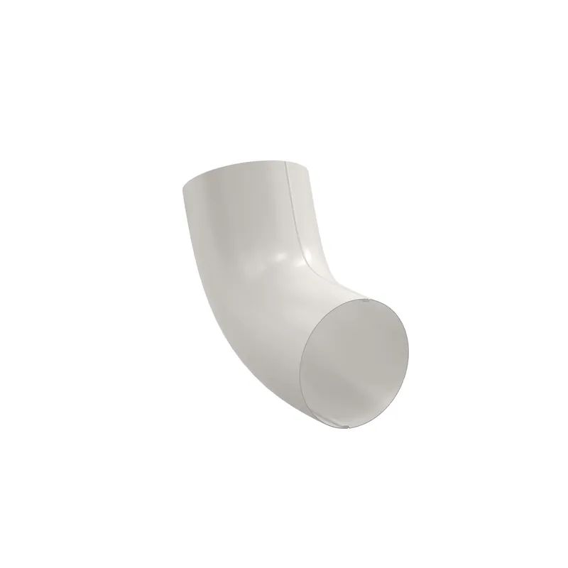 BILKA GLOSSY Bocht 60gr | 90mm | RAL 9010 Wit | Tweezijdig glossy gecoat