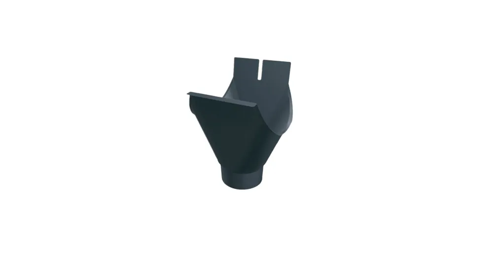 mastgoot aluminium antraciet, uitloop