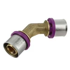 Bonfix alu-pers knie, 45 graden, 2x pers