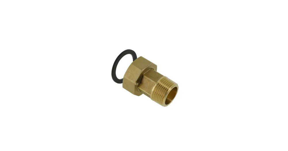 koppeling voor watermeter, binnendraad x buitendraad