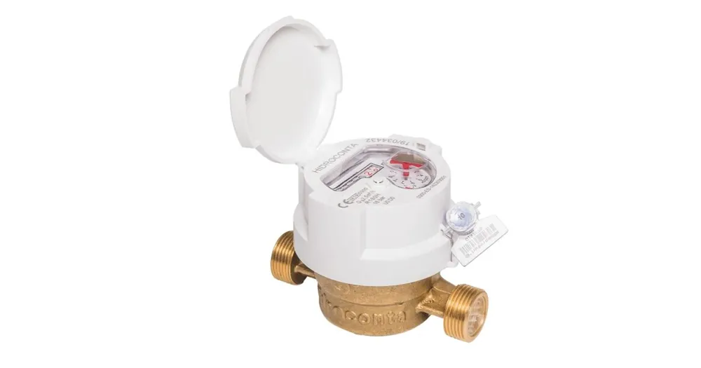 watermeter, type Atlantis, 2x buitendraad