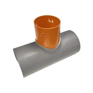 pvc zadel met drainage mof