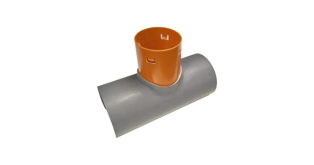 pvc zadel met drainage mof