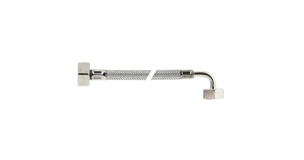 Bonfix flexibele rvs aansluitslang haak 150 cm, 2x binnendraad