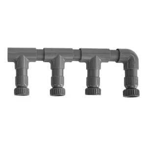 pvc verdeler, 4-weg
