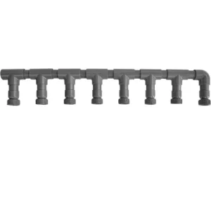 pvc verdeler, 8-weg