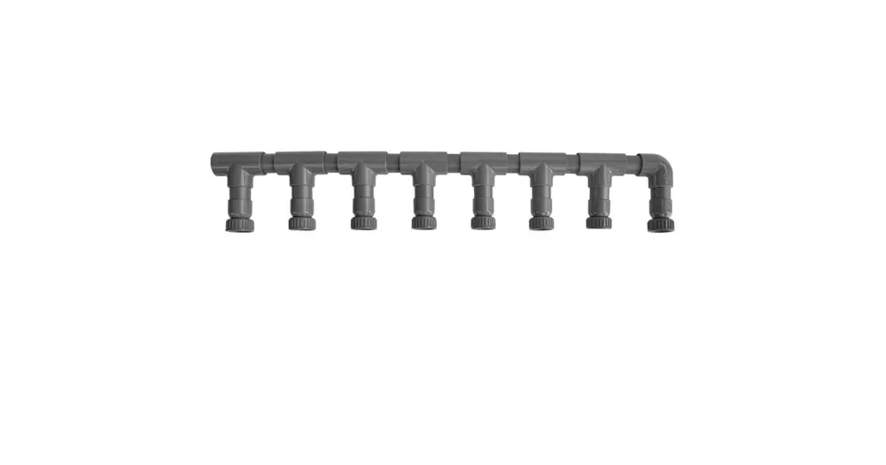 pvc verdeler, 8-weg