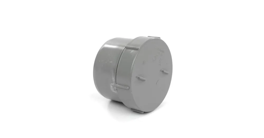 pvc eindstuk met schroefdeksel, middel