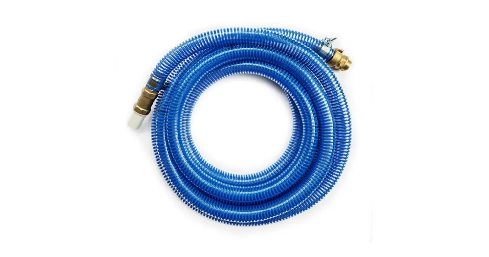 zuigslang set 10 meter, 32 mm x 1 inch buitendraad