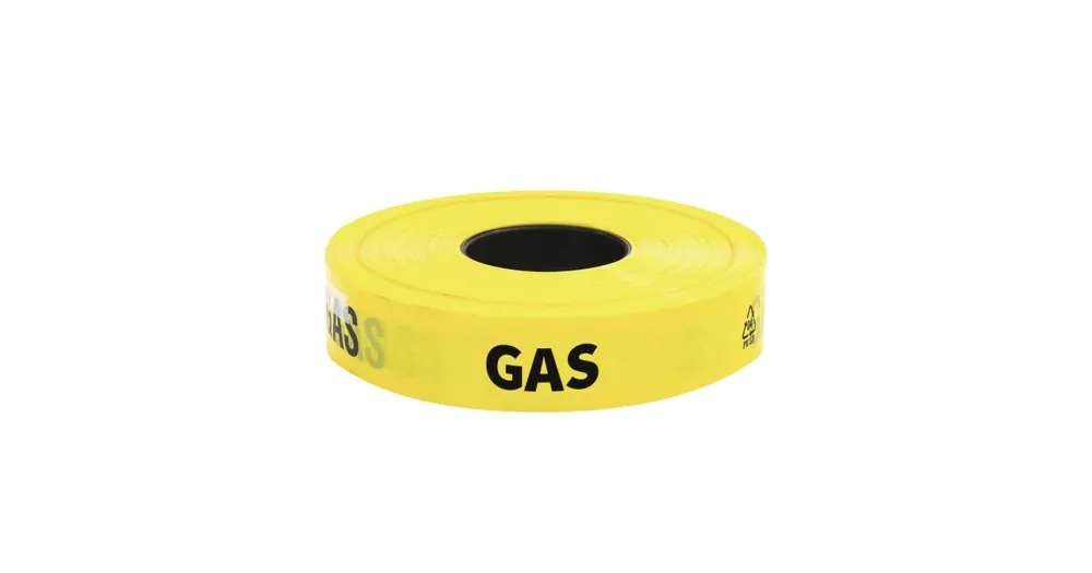Waarschuwingslint gas