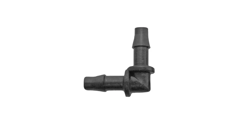 Irritec knie, voor 6 mm slang