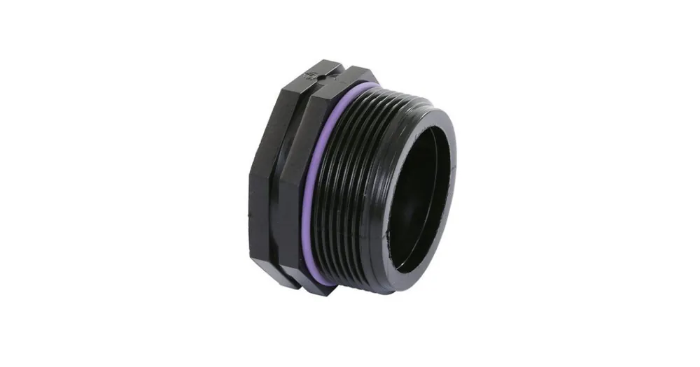 Self-Seal pp stop met rand, 1x buitendraad