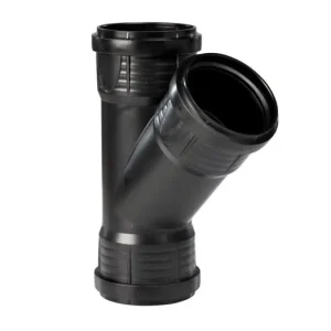 pp T-stuk 45 graden, 3 x manchet