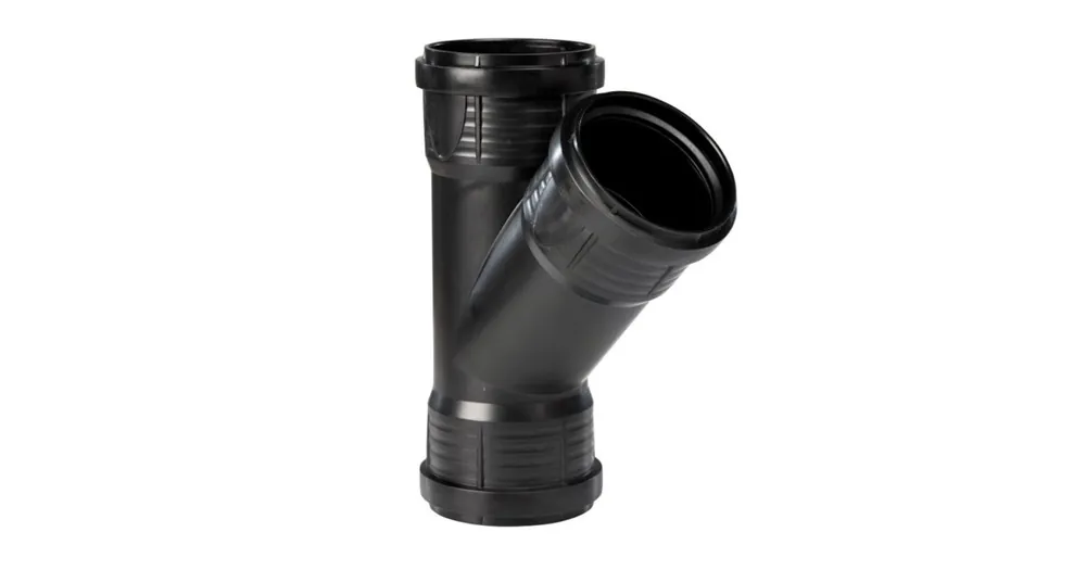pp T-stuk 45 graden, 3 x manchet