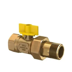 Bonfix messing gasafsluiter, buitendraad x M24