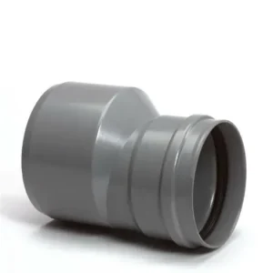 pvc verloopstuk, excentrisch spie x manchet