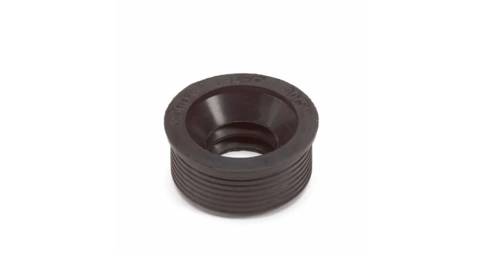 rubberen overgangsstuk, pvc/metaal