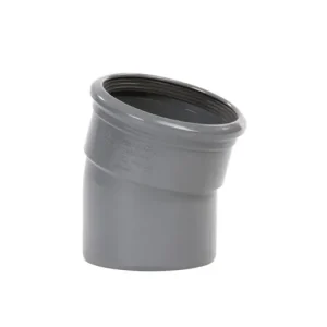 pvc bocht 15 graden, manchet x spie