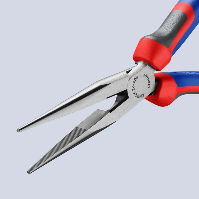 KNIPEX TELEFOONTANG RECHT + ZIJSNIJDER 200 MM