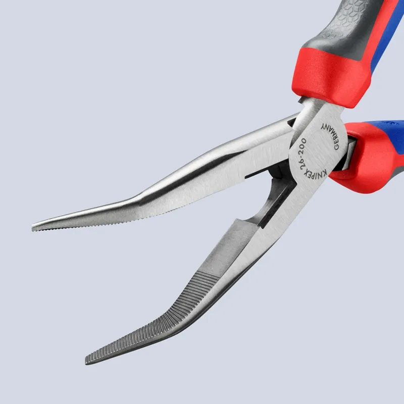 KNIPEX TELEFOONTANG 45GR. + ZIJSNIJDER 200 MM