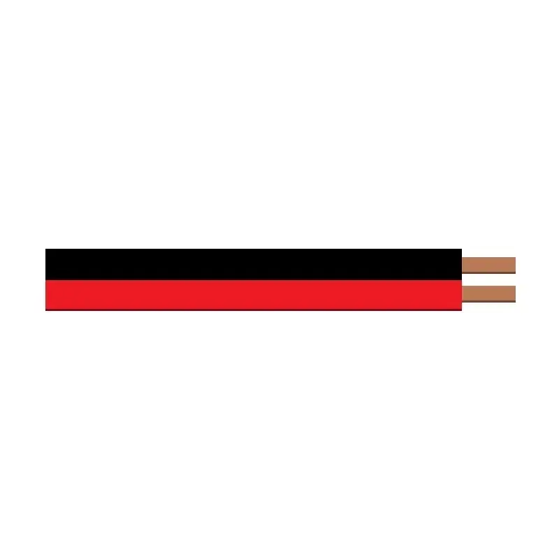 EGT 1 METER LUIDSPREKER 2X0,75 ROOD/ZWART