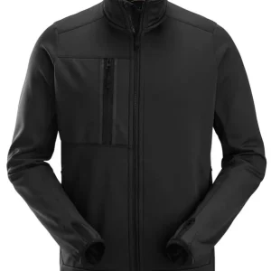 ALLROUNDWORK, FLEECE JACK MET RITS, ZWART (0400), M