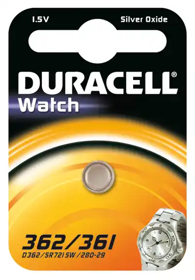 V*DURACELL SILVER OXIDE 1 X 362/361 1,5V .