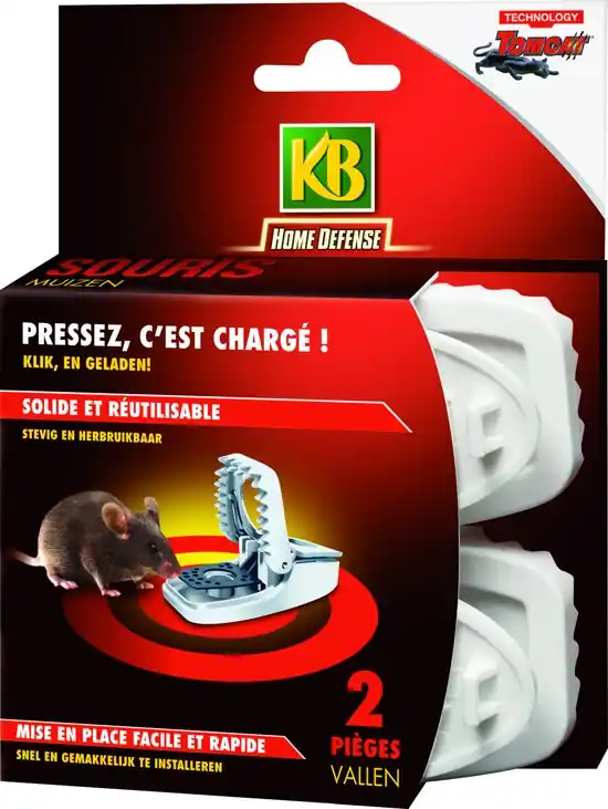 KB MUIZENVAL KUNSTSTOF 2 STUKS OMDOOS