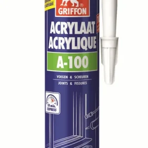 ACRYLAATKIT A-100 - KOKER 300 ML WIT - KIT