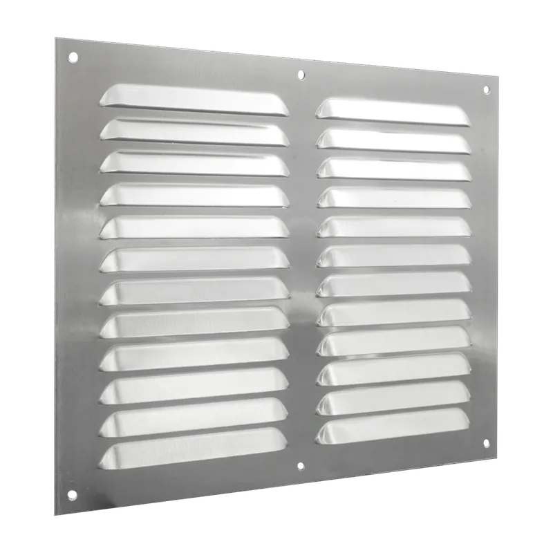 SCHOEPENROOSTER, ALUMINIUM VLAK - MILL-FINISH - LUCHTDOORLAAT 148
