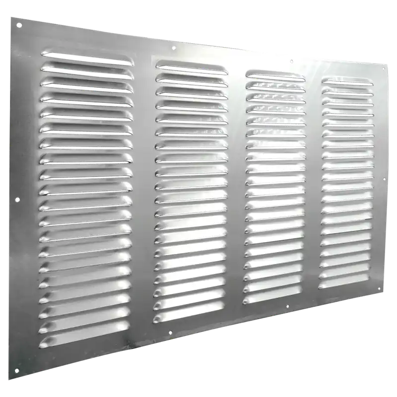 SCHOEPENROOSTER, ALUMINIUM VLAK - MILL-FINISH - LUCHTDOORLAAT 369
