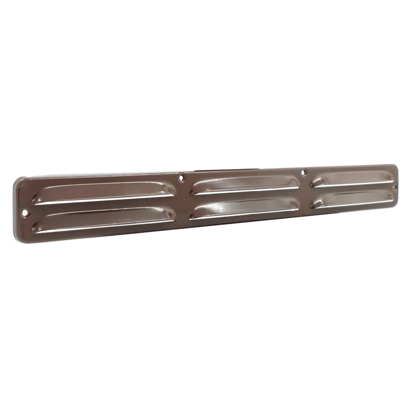 SCHOEPENROOSTER, ALUMINIUM - BRUIN - LUCHTDOORLAAT 37