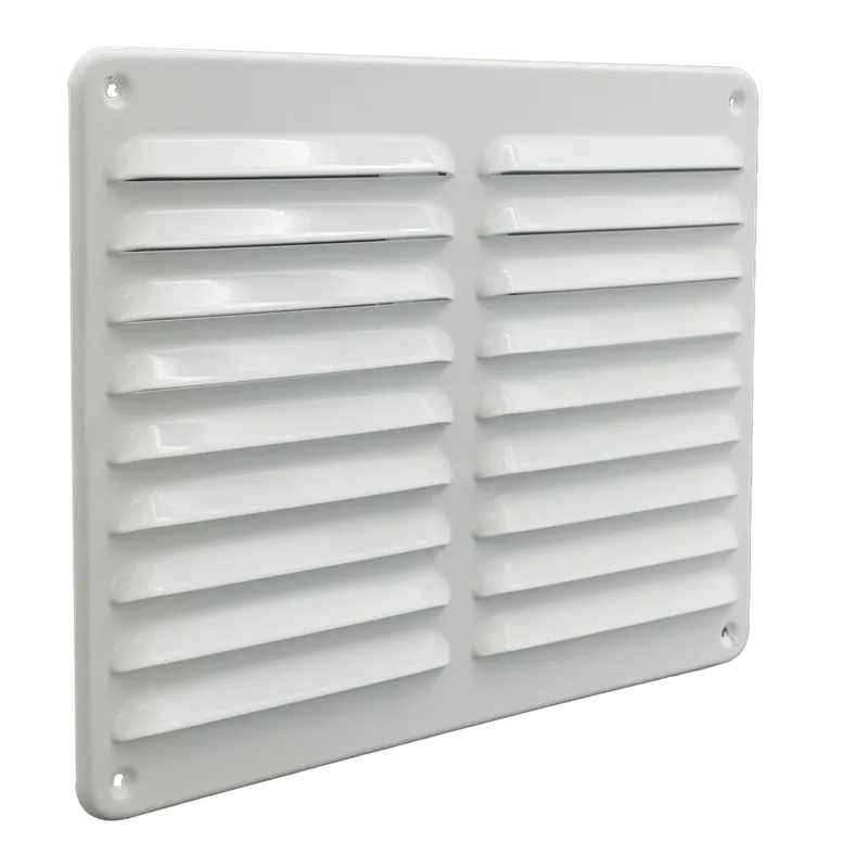 SCHOEPENROOSTER, ALUMINIUM - WIT - LUCHTDOORLAAT 110