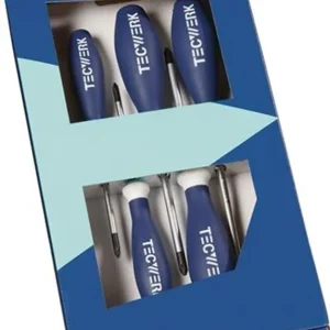 SCHROEVENDRAAIERSET 7-DELIG TORX® MEERCOMPONENTENGREPEN RONDE KLING TECWERK