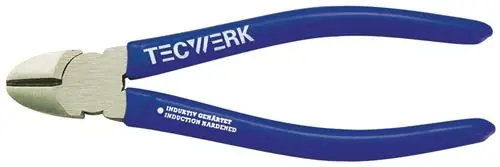 ZIJSNIJTANG LENGTE 160 MM HOOFD GEPOLIJST KUNSTSTOF MANTEL MAX. 2 MM TECWERK