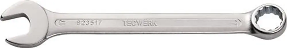 RING-STEEKSLEUTEL SW 13 MM LENGTE 170 MM VORM A CHROOM-VANADIUMSTAAL TECWERK