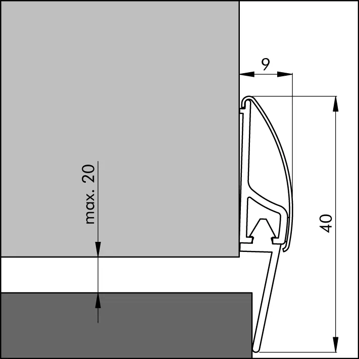 INOX 100CM
