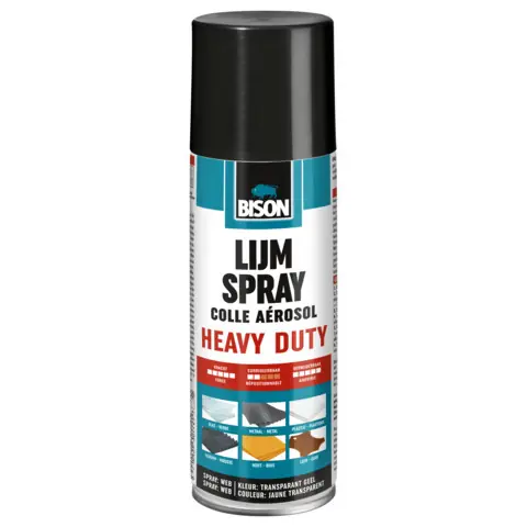 BISON LIJMSPRAY HEAVY DUTY 500 ML NL/FR