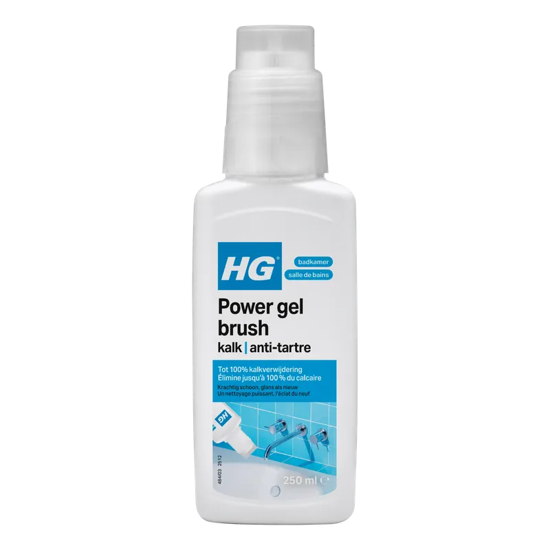 HG POWER GEL BRUSH KALK 250 ML