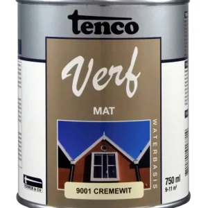 TENCOVERF WB MAT CREMEWIT 0,75L