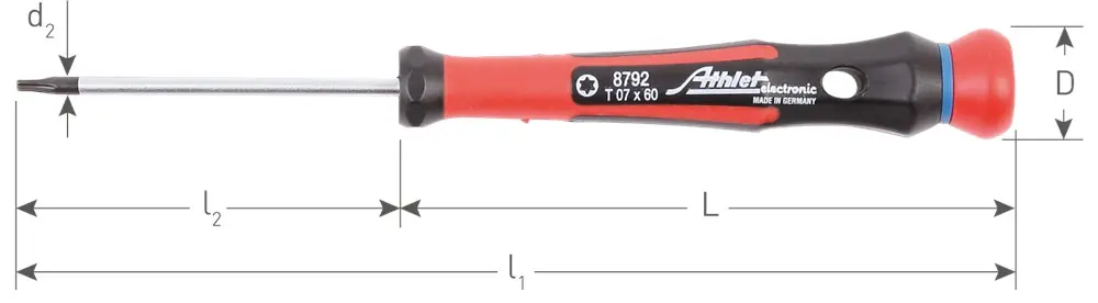 ATHLET 2C-ELEKTRONICA-SCHROEVENDRAAIER, TX 6X60